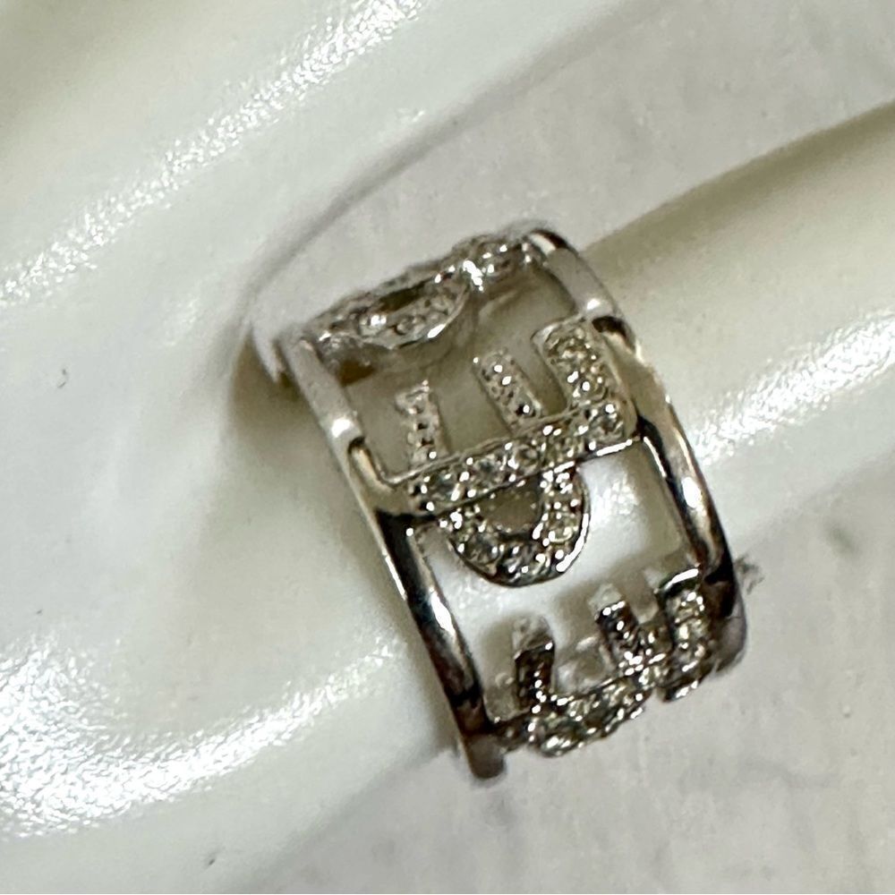 Silver tone ring bundle of 3 - Picture 5 of 7